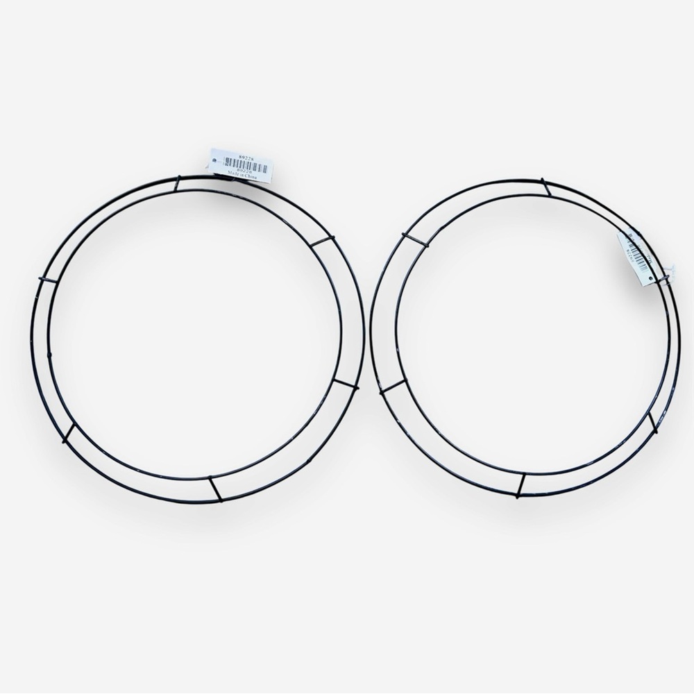 13” Round Metal Wire Wreath Ring Frame DIY Arts & Crafts Floral Wreaths & Decor